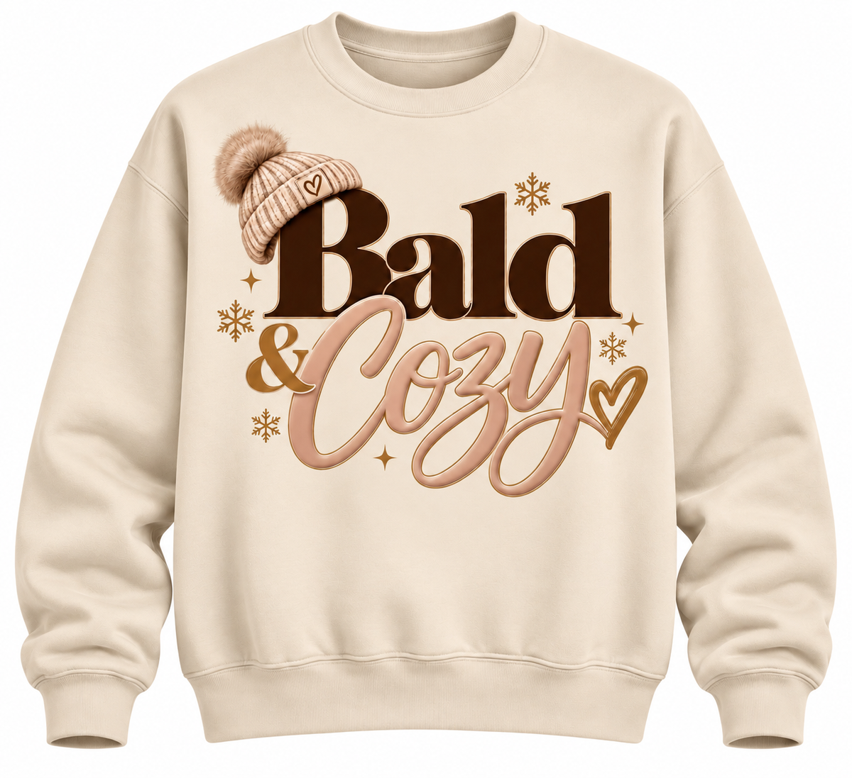 FALL Bald & Cozy CrewNeck