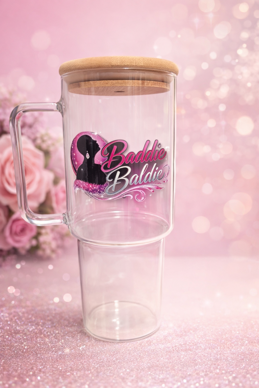 BADDIE BALDIE GLASS CUPS