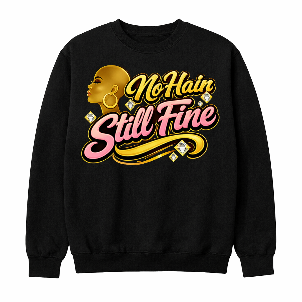 NO HAIR STILL FINE T-SHIRT