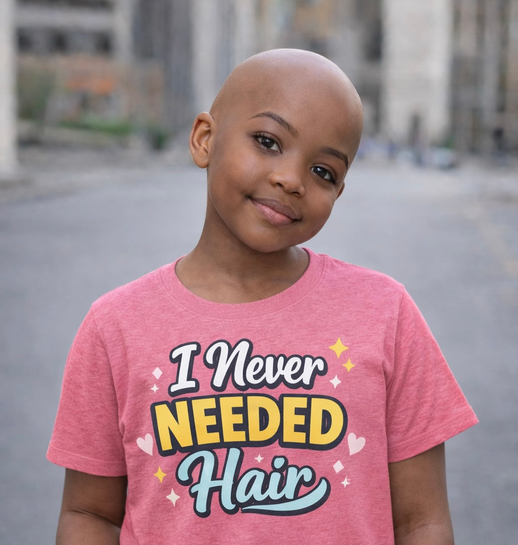 I NEVER NEEDED HAIR TSHIRT