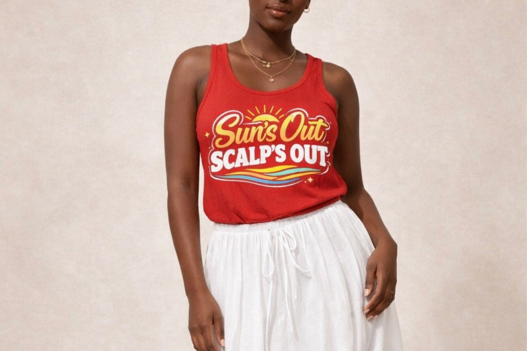 Suns Out, Scalp's Out Tank